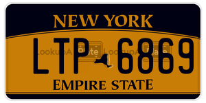LTP6869  license plate in NY