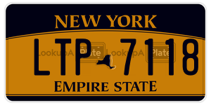 LTP7118  license plate in NY
