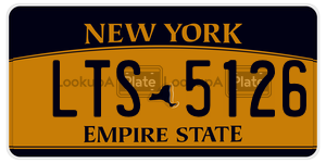 LTS5126  license plate in NY