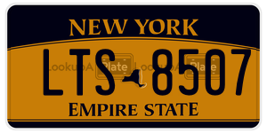 LTS8507  license plate in NY