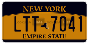 LTT7041  license plate in NY