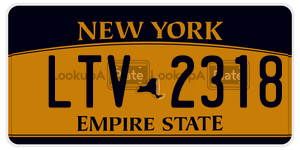 LTV2318  license plate in NY