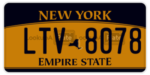 LTV8078  license plate in NY