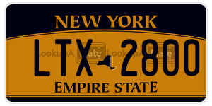 LTX2800  license plate in NY