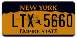 LTX5660  license plate in NY