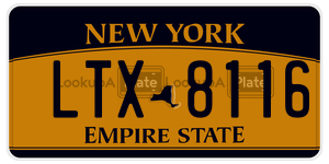 LTX8116  license plate in NY