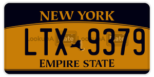 LTX9379  license plate in NY