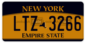 LTZ3266  license plate in NY