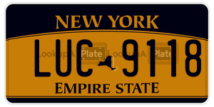 LUC9118 license plate in New York