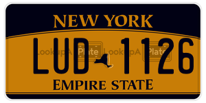 LUD1126 license plate in New York