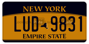 LUD9831  license plate in NY