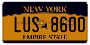 LUS8600  license plate in NY
