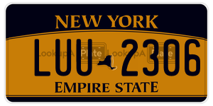 LUU2306  license plate in NY