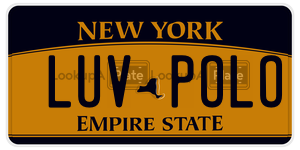 LUVPOLO  license plate in NY