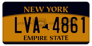 LVA4861  license plate in NY