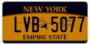 LVB5077  license plate in NY