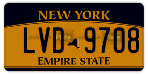LVD9708  license plate in NY