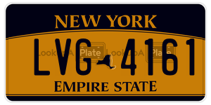 LVG4161 license plate in New York