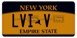 LVIV  license plate in NY