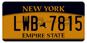LWB7815  license plate in NY