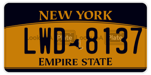 LWD8137  license plate in NY