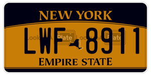 LWF8911  license plate in NY