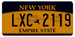 LXC2119  license plate in NY