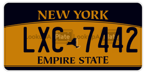 LXC7442  license plate in NY