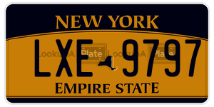 LXE9797  license plate in NY