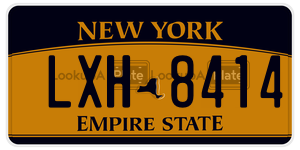 LXH8414  license plate in NY