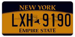 LXH9190  license plate in NY