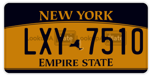 LXY7510  license plate in NY
