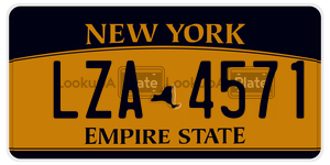 LZA4571  license plate in NY