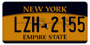 LZH2155  license plate in NY