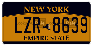 LZR8639  license plate in NY
