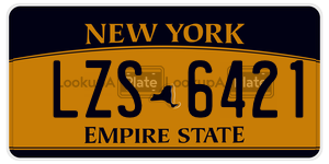 LZS6421  license plate in NY