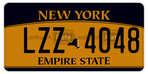 LZZ4048  license plate in NY