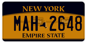 MAH2648  license plate in NY