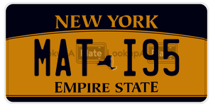 MATI95  license plate in NY