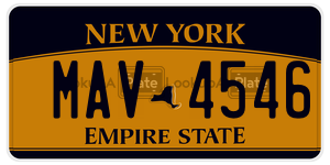 MAV4546  license plate in NY