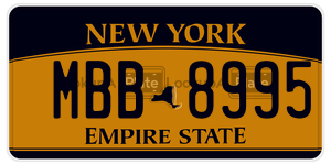 MBB8995 license plate in New York