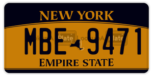 MBE9471  license plate in NY