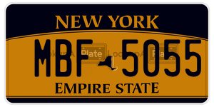 MBF5055  license plate in NY