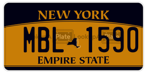 MBL1590  license plate in NY