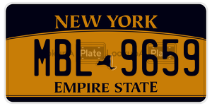 MBL9659  license plate in NY