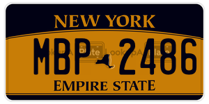 MBP2486  license plate in NY