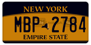 MBP2784  license plate in NY