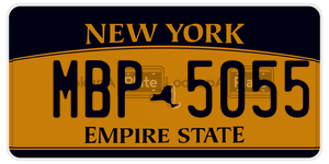 MBP5055  license plate in NY