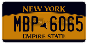 MBP6065  license plate in NY