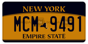 MCM9491  license plate in NY